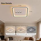Shine LUEST Square Diamond LED Ceiling Light - Image 5
