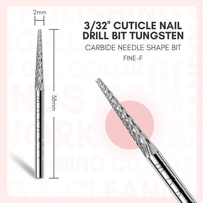 Makartt Nail Drill Bit:Cuticle Bit - Image 7