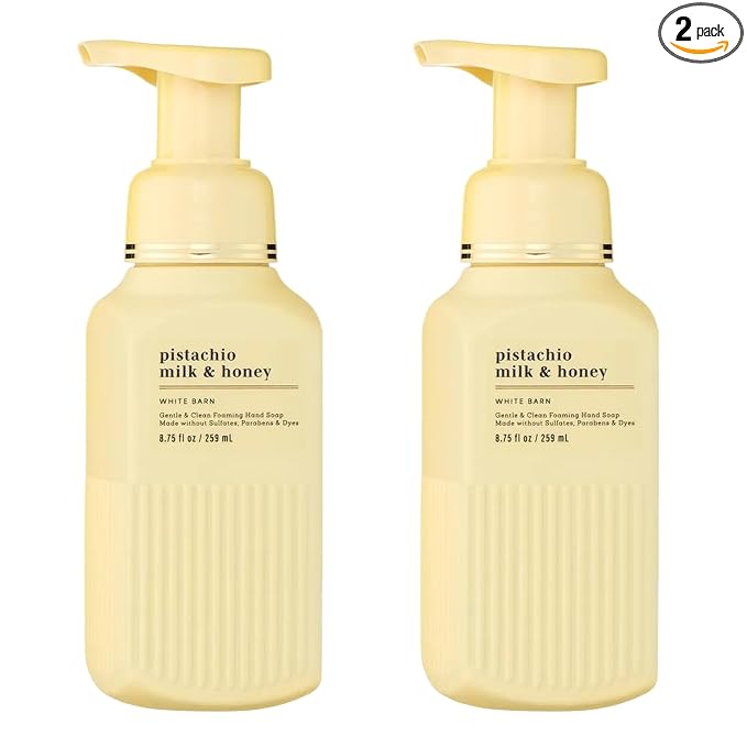 Bath & Body Works Gentle & Clean Foaming Hand Soap, Pistachio Milk & Honey Scent by BathBodyWorks