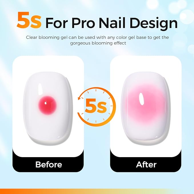 Blooming Gel Nail Kit, Long-Lasting UV/LED Gel, DIY Manicure Gifts - Image 7