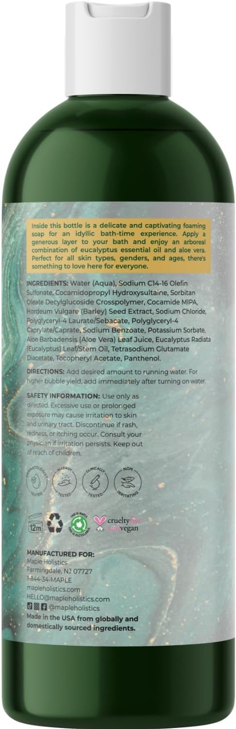 Premium Eucalyptus Bubble Bath Soap - Image 6