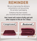 Hicober Microfiber Hair Towel, Hair Turbans - Image 8