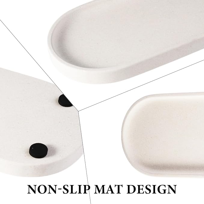 Koville Creamy White Marble Tray - Image 4