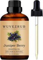 Juniper Berry Essential Oils, 120ML Pure and Natural Essential Oil by WUVEZRUB