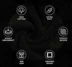 Avalon Towels Black Bath Towels Set of 4 pcs, 100% Cotton Towel Absorbent and - Image 6