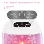 Foot Spa Bath Massager with Heat Bubbles and Vibration Massage and Jets - Image 2