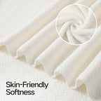 ecolook 4 Pack Microfiber Bath Towels, 31 x 63 inches Extra Large Bath Towel Set - Image 6