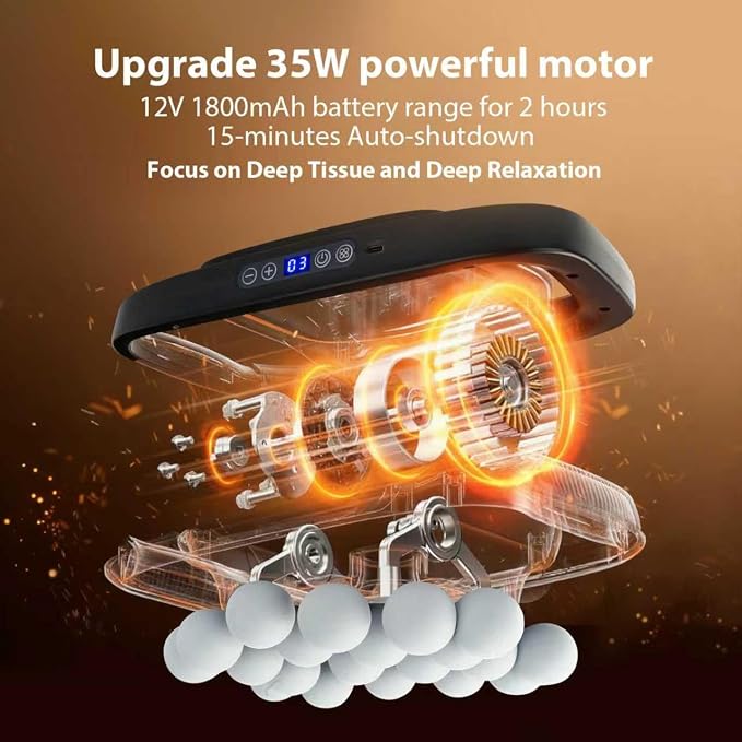 20 Head Massage Gun, More Powerful than 16 Head Massager, Deep Tissue Massager - Image 3