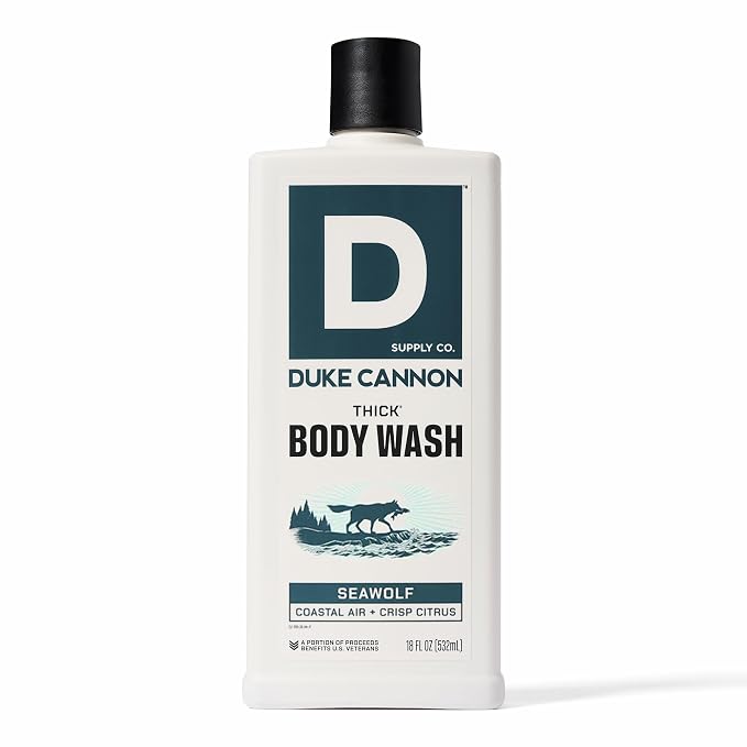 Duke Cannon Supply Co. Thick High Viscosity Body Wash – 3X Thicker, Cleansing by DukeCannonSupplyCo
