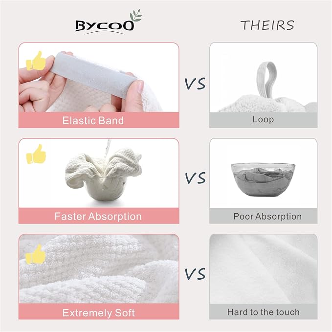 Large Microfiber Hair Towel Wrap - Image 3