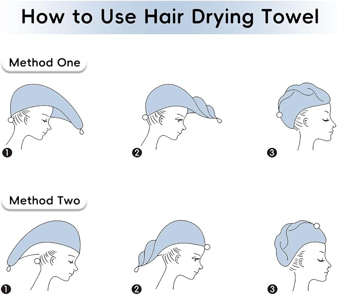 Cute Dog Microfiber Hair Towel Wrap, Single Pack Hair Quick Dry Towel - Image 7