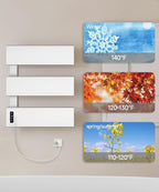 Towel Warmers for Bathroom, Heated Towel Rack Wall Mounted, 21.6" X 17.7" Smart - Image 4