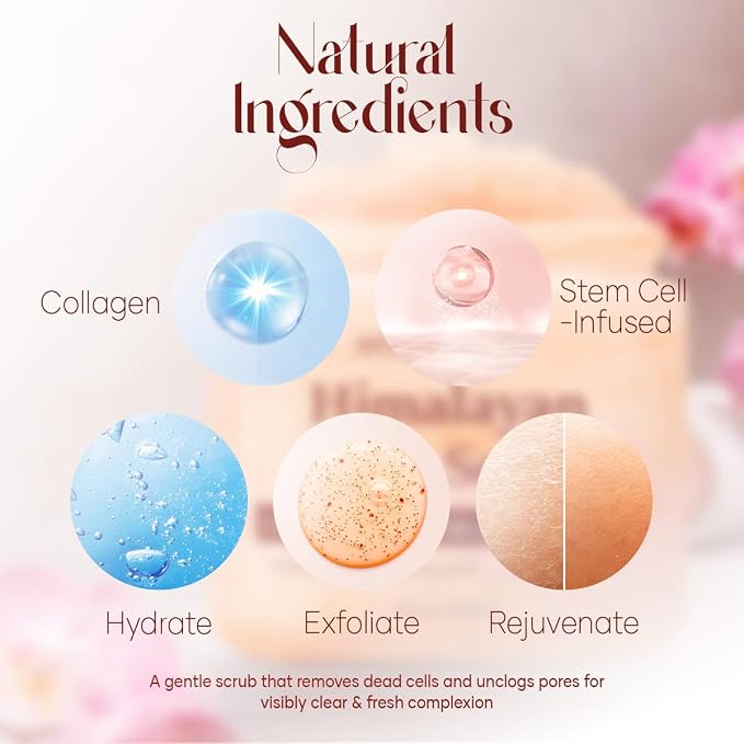 MYSTÉRE BEAUTÉ Himalayan Salt Body Scrub Twin Pack - Image 2
