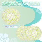 18Pcs Plastic Shower Caps for Women Waterproof Bath Caps Bathing Hair Cap - Image 2