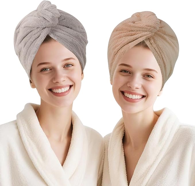 Microfiber Hair Drying Towel Wrap by Unknown