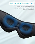 Sleep Mask with Bluetooth Headphones, LC-dolida Sleep Headphones Bluetooth - Image 5