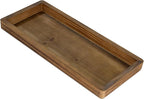 MAONAME Bathroom Vanity Tray, Rustic Long Narrow Tray, Rectangle Farmhouse Wood by MAONAME
