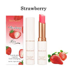 3 Pcs/Set Strawberry, Peach & Aloe Jelly Lipstick Set, Color Changing Lip And - Image 5
