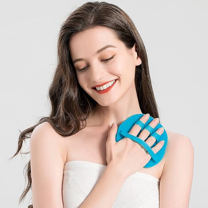 1 Pack Pure Silicone Food-Grade Body Brush Shower Cleansing Scrubber Gentle - Image 5
