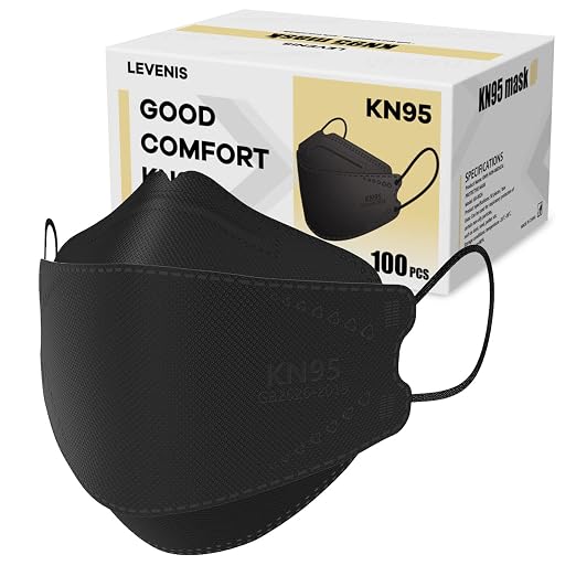 LEVENIS KN95 Face Masks 100 Pack, Breathable Comfortable and Disposable KN95 by LEVENIS