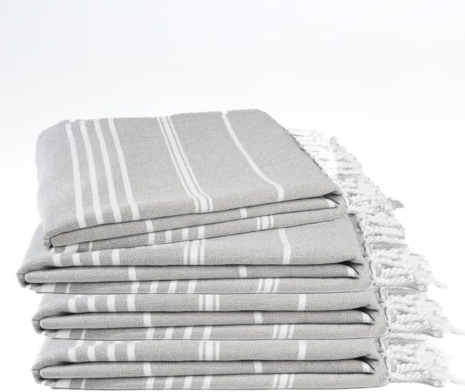 Cotton Turkish Beach Towel by 9Threads