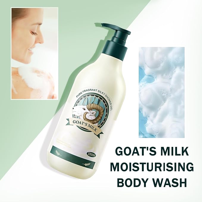 Goat Milk Body Wash, Foaming Bath - Image 2
