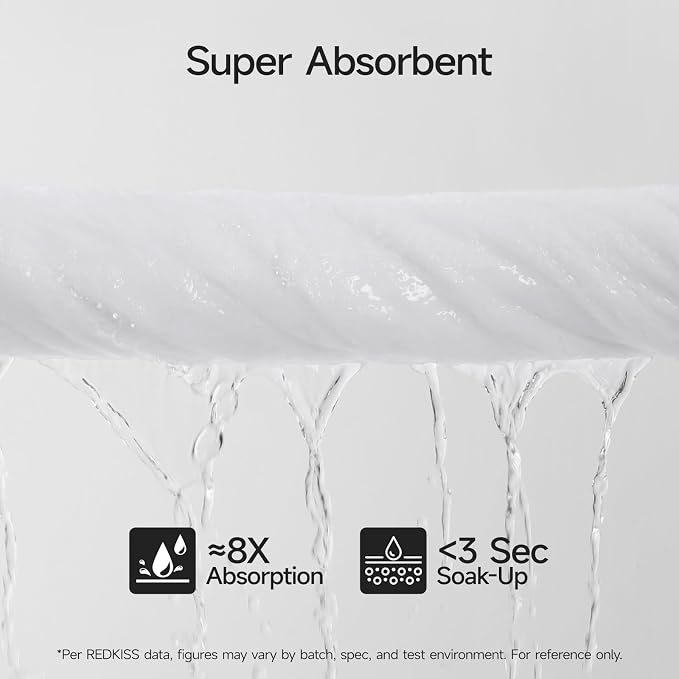 REDKISS 2 Pack 70"x35" Extra Large Cotton Bath Sheets - Image 4