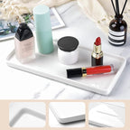 Gurygo 2 Pack 8"/10" Bathroom Trays, Ceramic Vanity Trays - Image 3