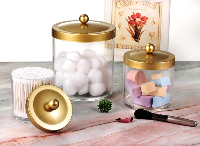 SheeChung 3-Pack Plastic Apothecary Jars - Image 4