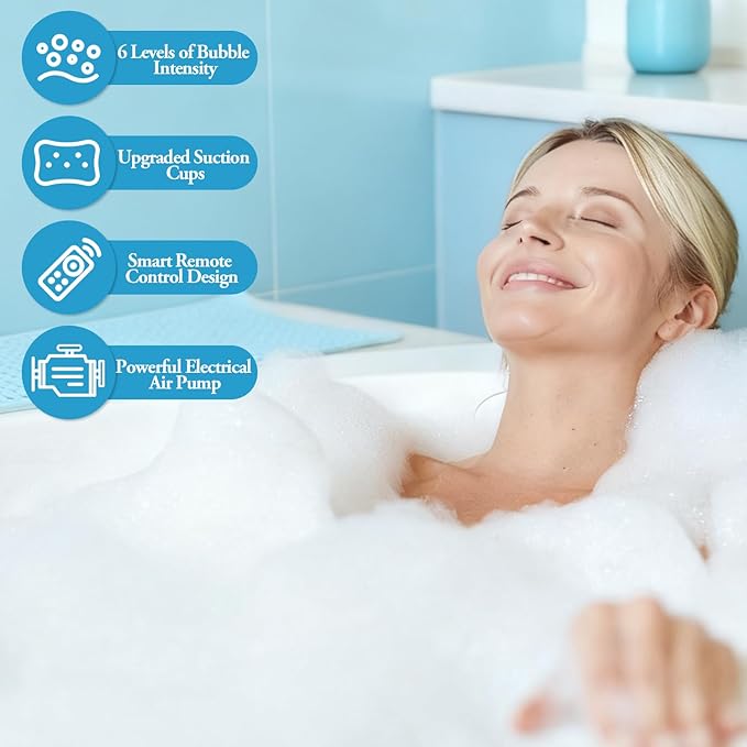 Crossing King Bubble Bath Mat Tub Spa Massager - Image 2