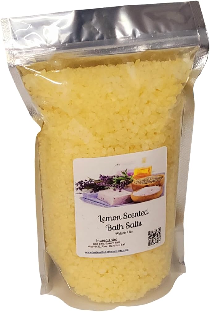 Bath Salts | 4lb Bag | Choose Your Scent | Epsom Salt | Sea Salt| Bathing | by Bulk+Salts+Bath+%26+Body