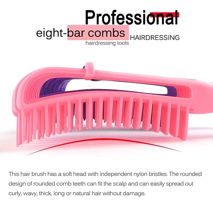 Detangling Brush for Afro American/African 3a to 4c Kinky, Wavy/Curly/Coily Hair - Image 3