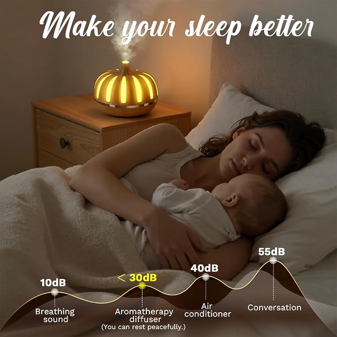 Essential Oil Diffuser 300ml for Home Bedroom, Aromatherapy Oil Diffuser - Image 4