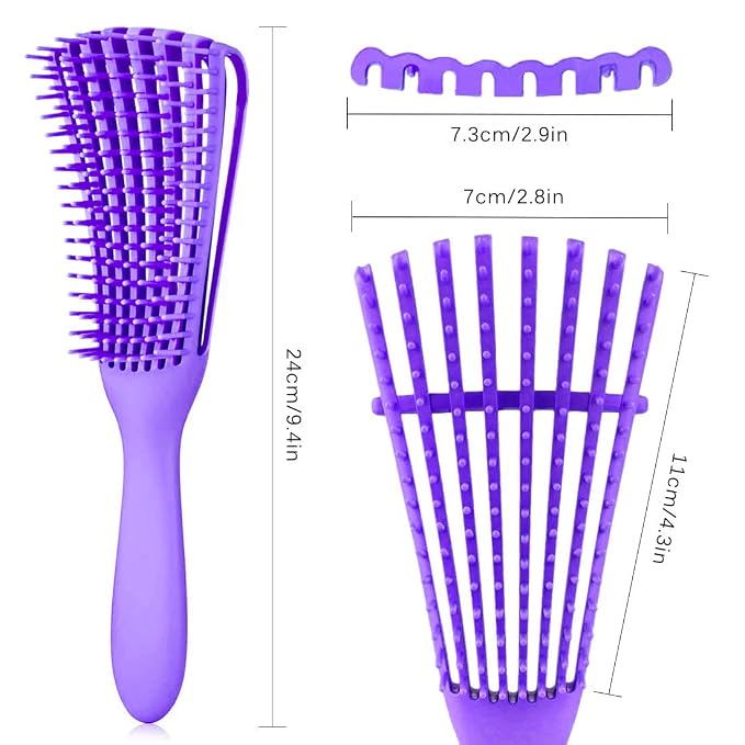 Detangling Brush for Afro America/African Hair Textured 3a to 4c Kinky - Image 5