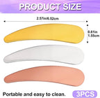 Pndeyo 3pcs Mini Metal Makeup Spatula, Reusable Cosmetic Cream Spatulas Spoon - Image 2