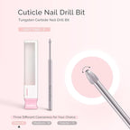 MelodySusie Cuticle Clean Nail Drill Bit 3/32'', Professional Safety Carbide - Image 2
