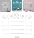 4 Tier Wall-Mounted Nail Polish Storage Racks 3PCS Metal Nail Polish Organizer - Image 7