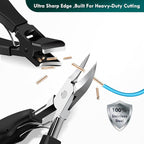 5-in-1 Professional Ingrown Toenail Tools Kit, Wide Jaw Slanted Nail Clippers & - Image 4