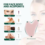 2 Pack Gua Sha Facial Tools, Gua Sha Jade Stone Gua Sha Massage Tool, Guasha - Image 3