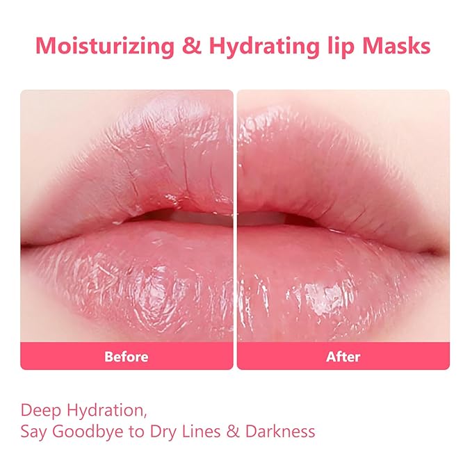 Adofect Moisturizing & Hydrating lip Masks Set 30 PCS, Collagen Crystal Lip - Image 2