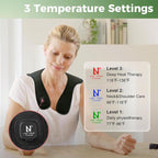 Cordless Electric Heating Pad for Neck and Shoulder, Portable Heated Neck Wrap - Image 3