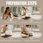 Essential Oil Diffuser for Home & Travel, 300ml USB Portable Bedroom - Image 6