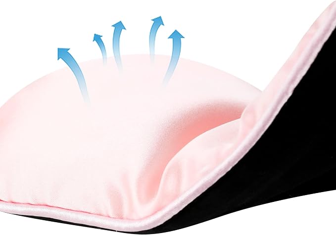 Amazon Basics Genuine Natural Mulberry Silk Curved Sleep Eye Mask - Image 6