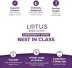 Lotus Weighted Lavender Eye Pillow – Purple Eye Mask - Image 8