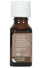 Aura Cacia Pure Vetiver Essential Oil | 0.5 fl. oz. | Vetiveria zizanioides - Image 5