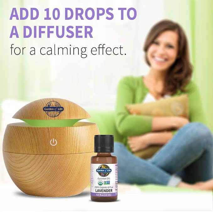 Garden of Life Essential Oil, Lavender0.5 fl oz, 100% USDA Organic&Pure - Image 3