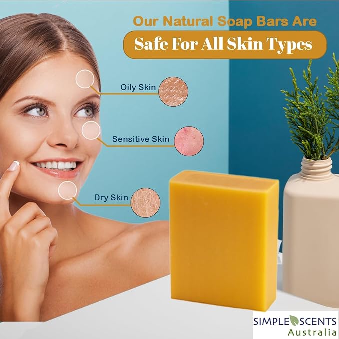 Simple Scents Australia Manuka Honey Scented Natural Soap Bars, 3.5oz - Image 5