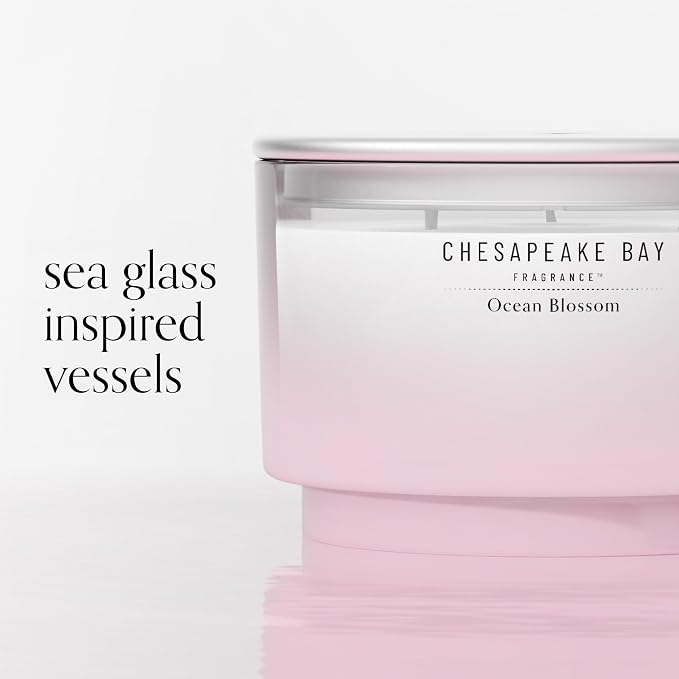 Chesapeake Bay, 14.5oz Ocean Blossom Scented Candle, Mood Evoking Fragrance - Image 5