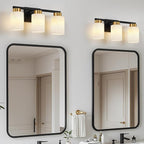 3-Light Bathroom Light Fixtures, Modern Vanity Lights, Living Room, E26 Base - Image 7