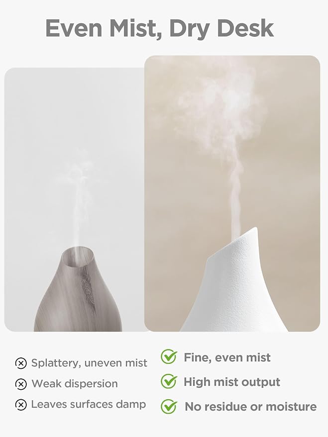 InnoGear Essential Oil Diffuser, 300ml Ceramic Diffuser - Image 2